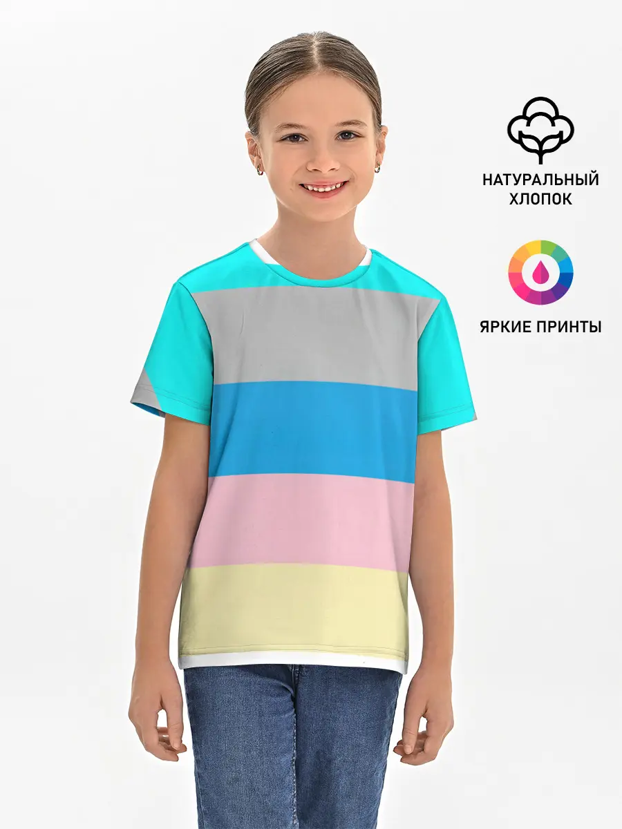 Детская базовая футболка / Флаг аниме