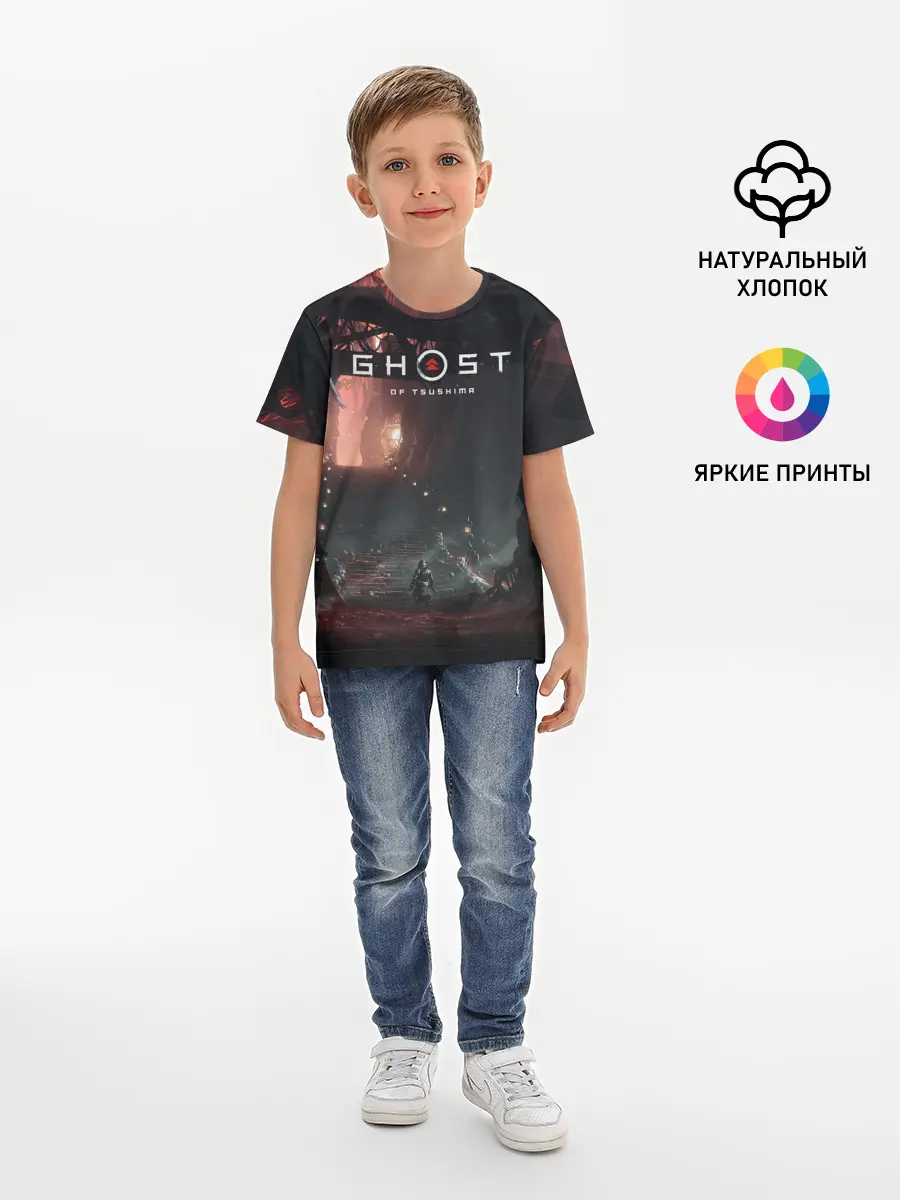 Детская базовая футболка / Samurai | Ghost of Tsushima