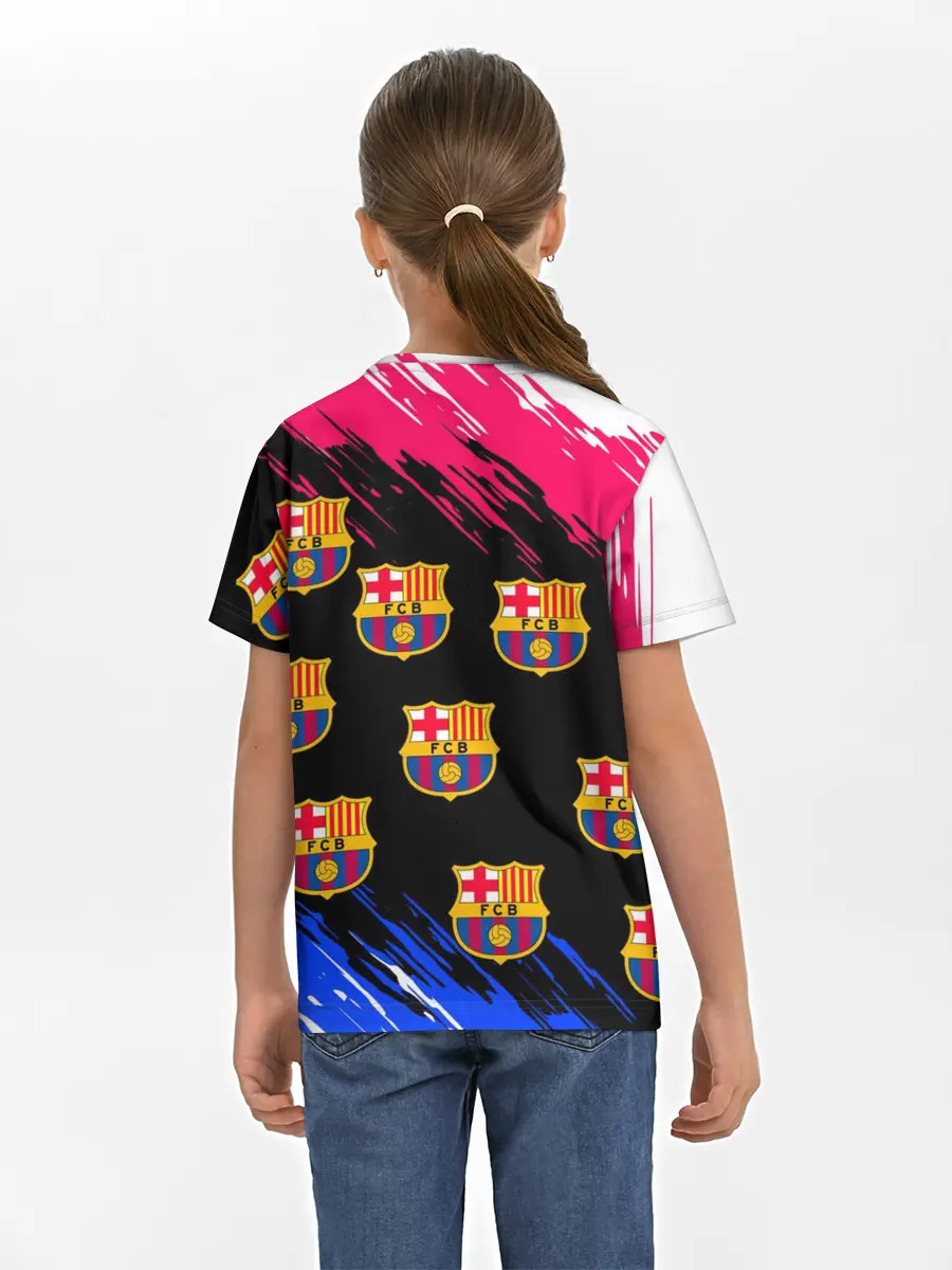 Детская базовая футболка / ЛИОНЕЛЬ МЕССИ / БАРСЕЛОНА