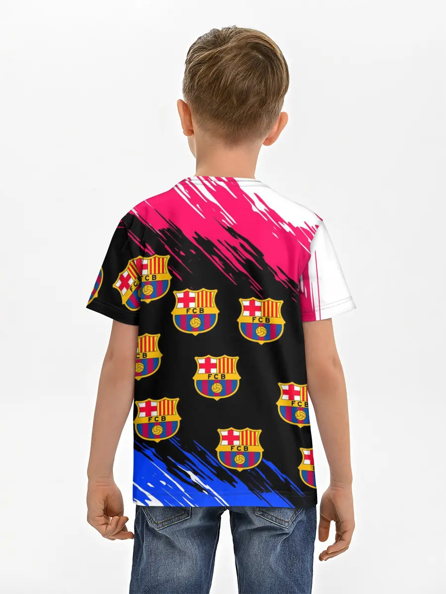 Детская базовая футболка / ЛИОНЕЛЬ МЕССИ / БАРСЕЛОНА