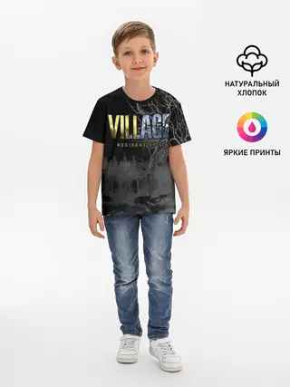 Детская базовая футболка / Resident Evil Village