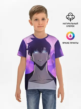 Детская базовая футболка / Поднятие уровня в одиночку