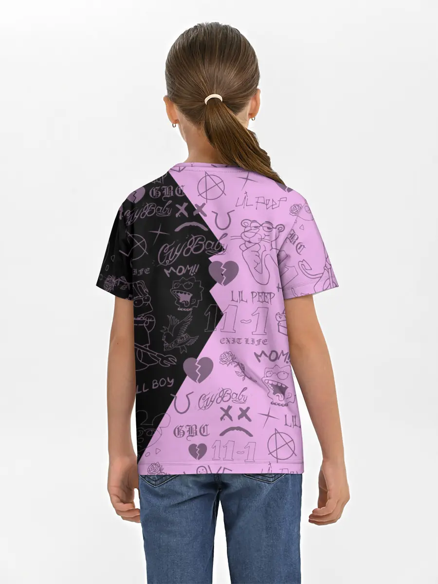 Детская базовая футболка / LIL PEEP.