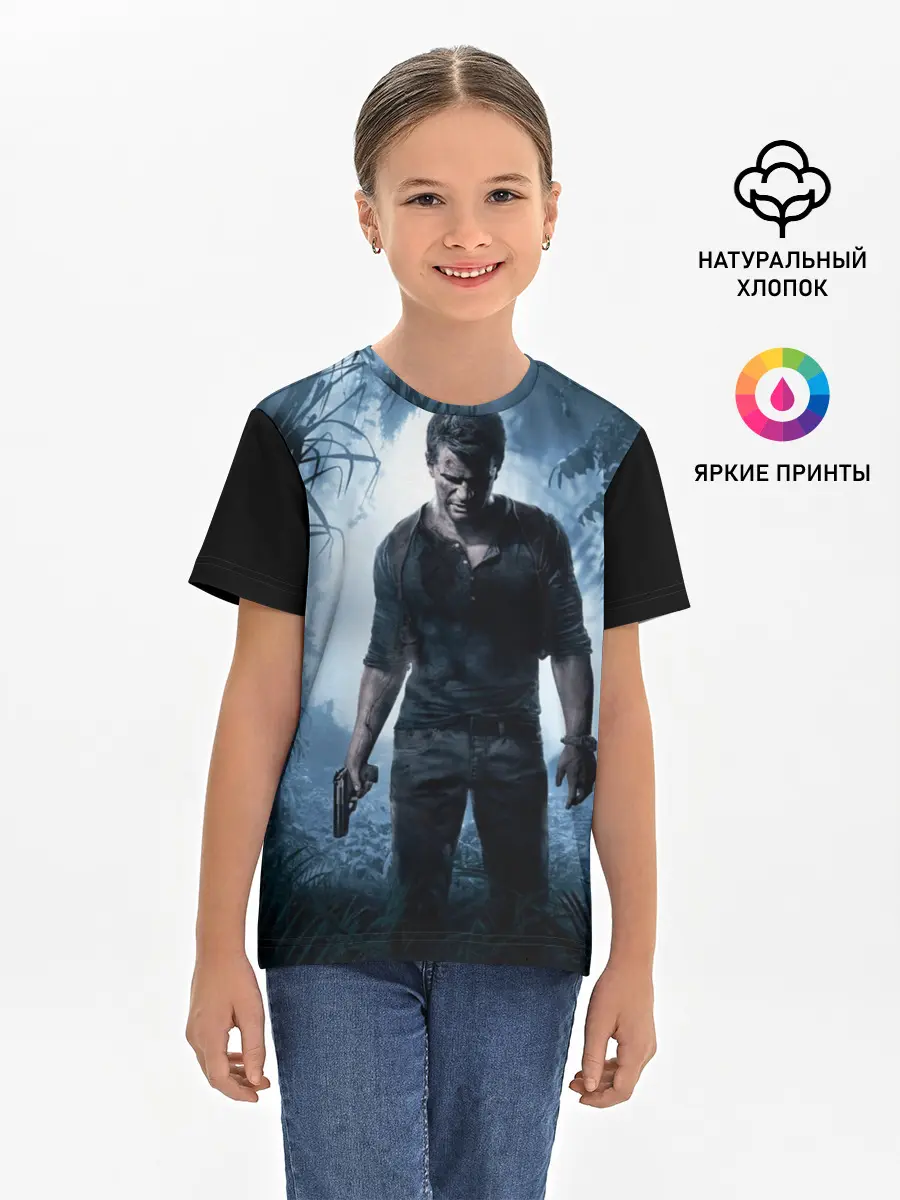 Детская базовая футболка / Uncharted 4