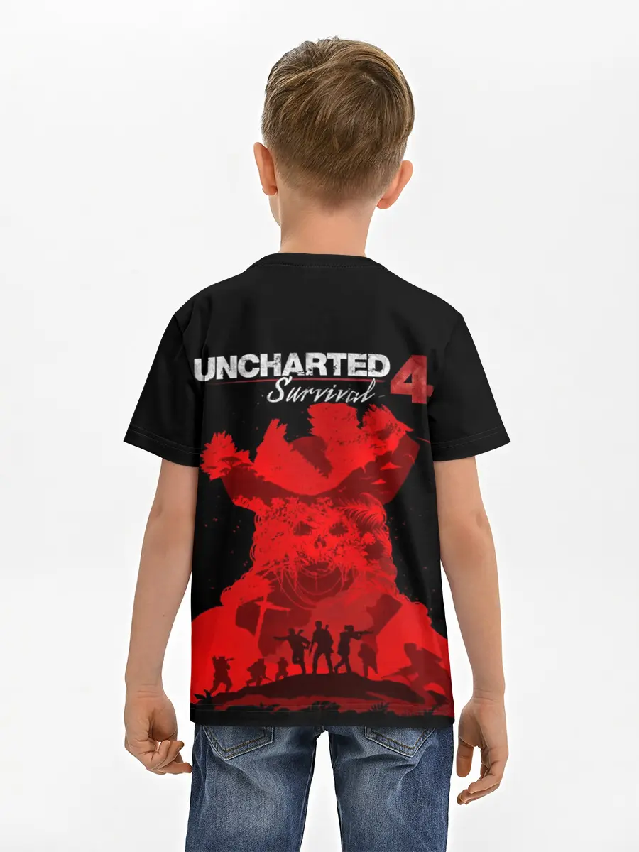 Детская базовая футболка / Uncharted 4