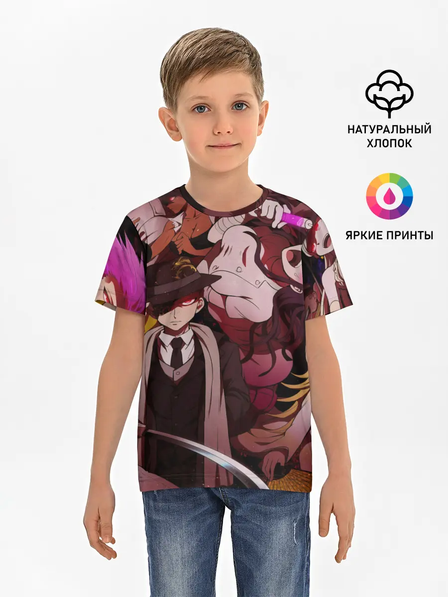 Детская базовая футболка / danganronpa perso