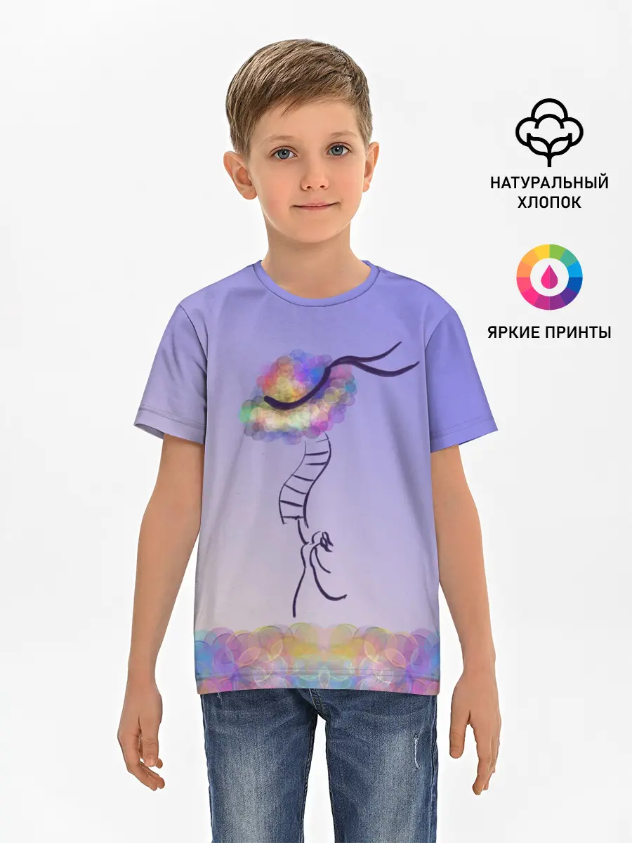 Детская базовая футболка / Полетели!
