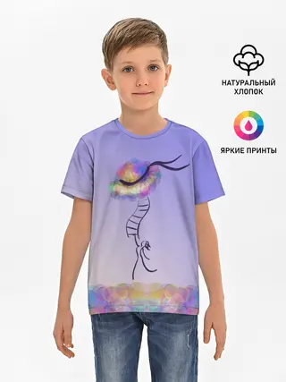 Детская базовая футболка / Полетели!