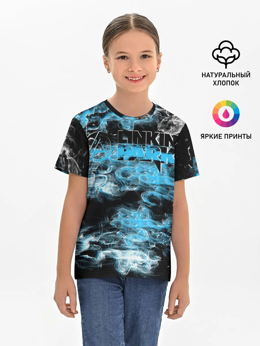 Детская базовая футболка / Линкин Парк Рок
