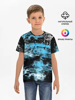 Детская базовая футболка / Линкин Парк Рок