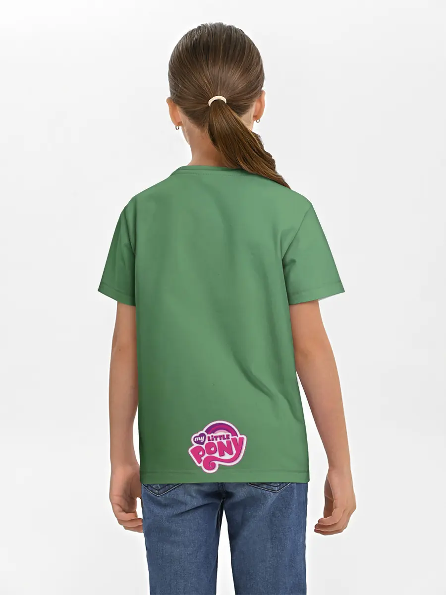 Детская базовая футболка / Милая Флаттершайн