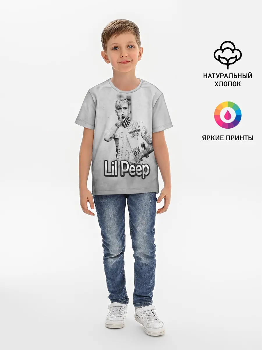Детская базовая футболка / Lil Peep