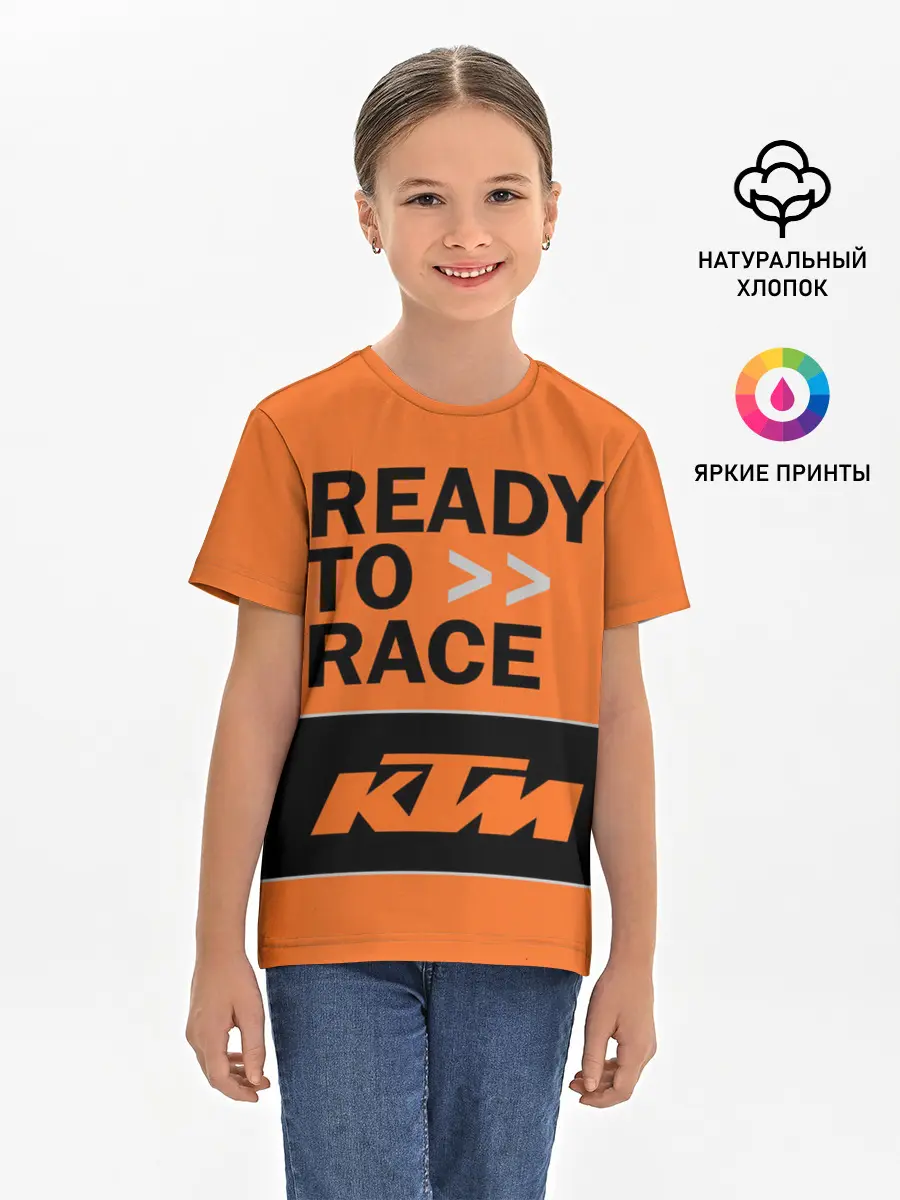 Детская базовая футболка / KTM | READY TO RACE