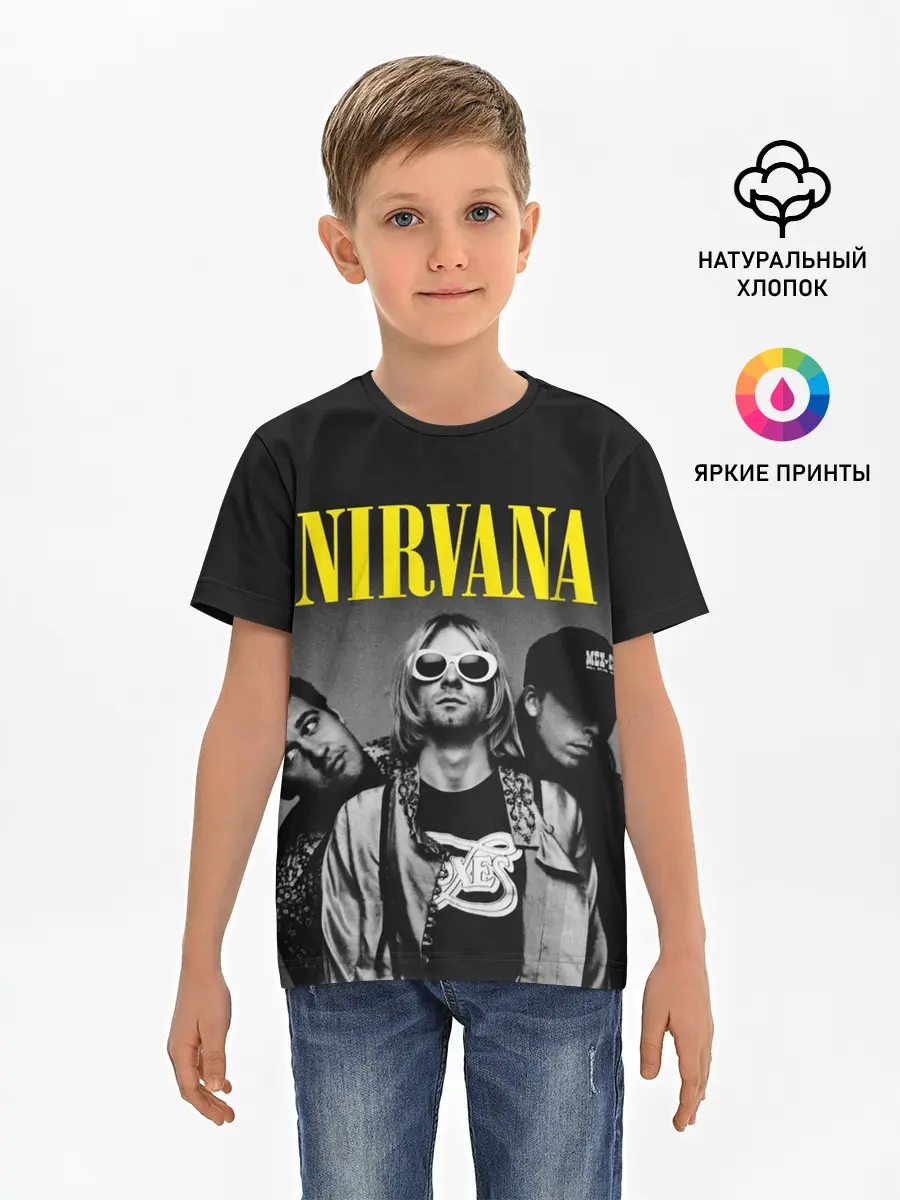 Детская базовая футболка / NIRVANA