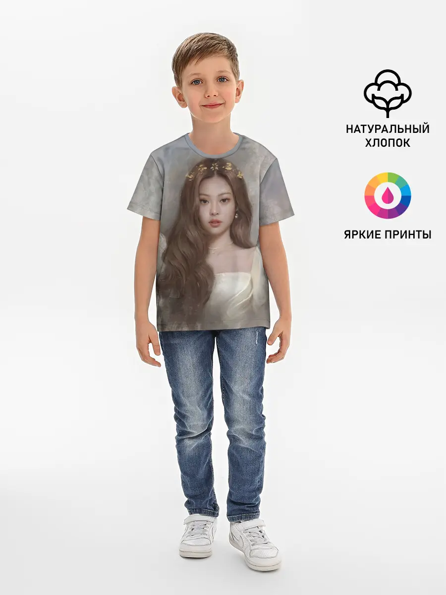 Детская базовая футболка / Дженни маслом