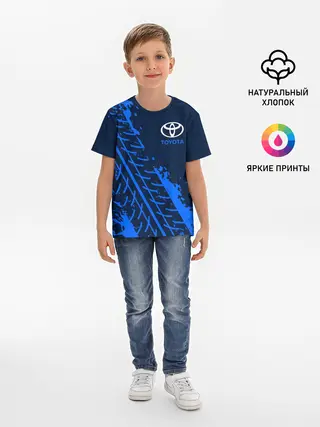 Детская базовая футболка / TOYOTA / ТОЙОТА