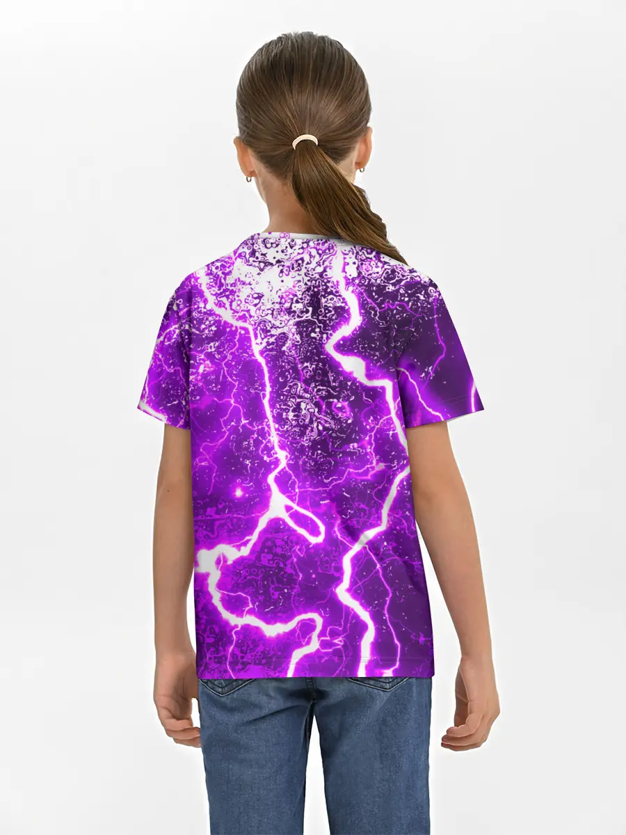 Детская базовая футболка / НЕОНОВЫЙ STORM