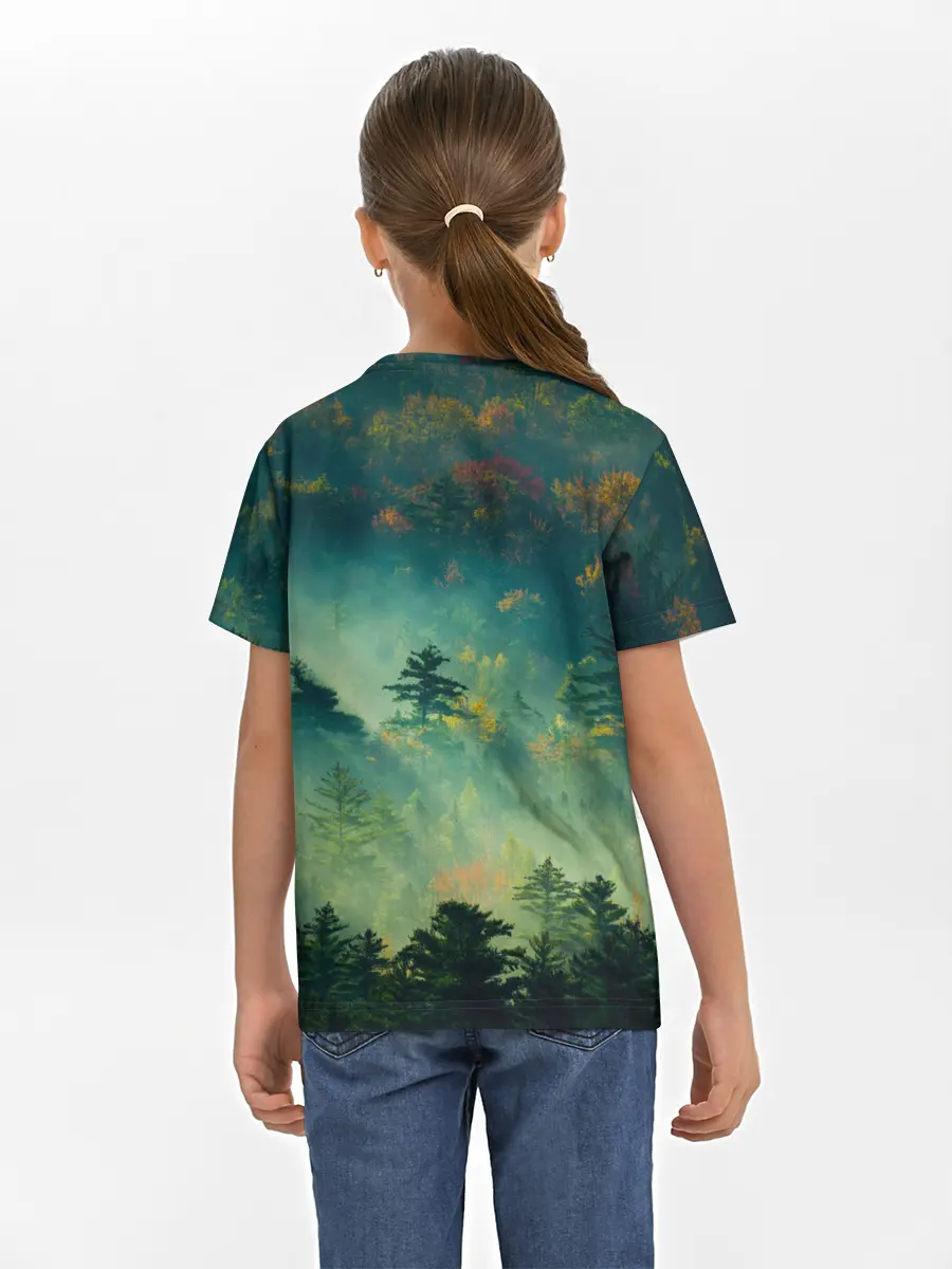 Детская базовая футболка / ПРИРОДА МОЙ ХРАМ