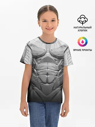 Детская базовая футболка / Crysis Экзоскелет