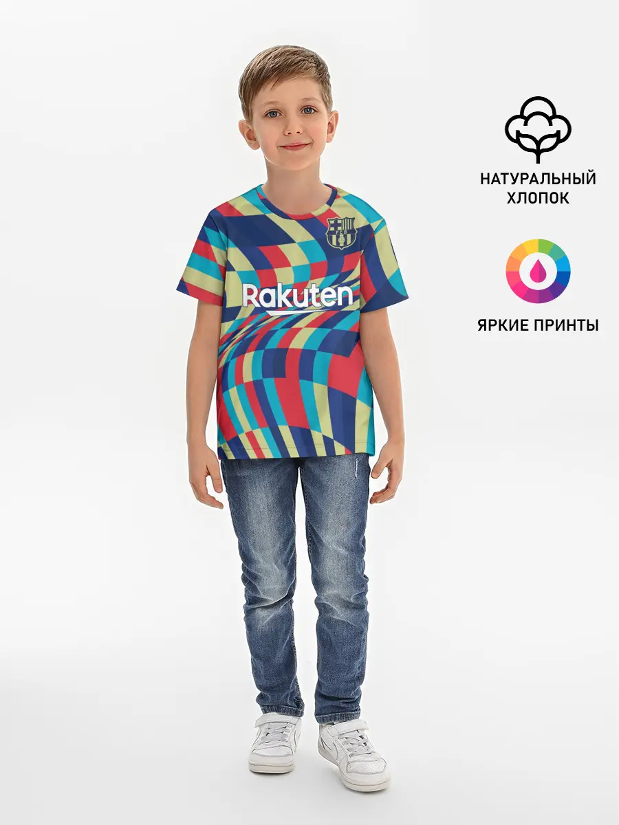 Детская базовая футболка / FC Barcelona | La Liga Pre-Match