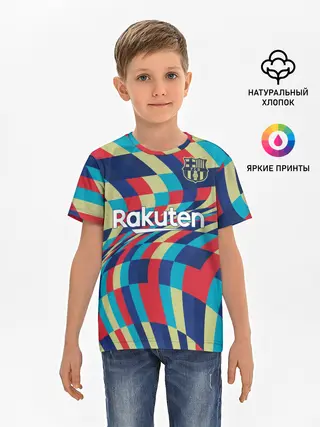 Детская базовая футболка / FC Barcelona | La Liga Pre-Match