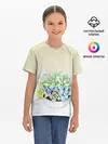 Детская базовая футболка / Чашка с суккулентами