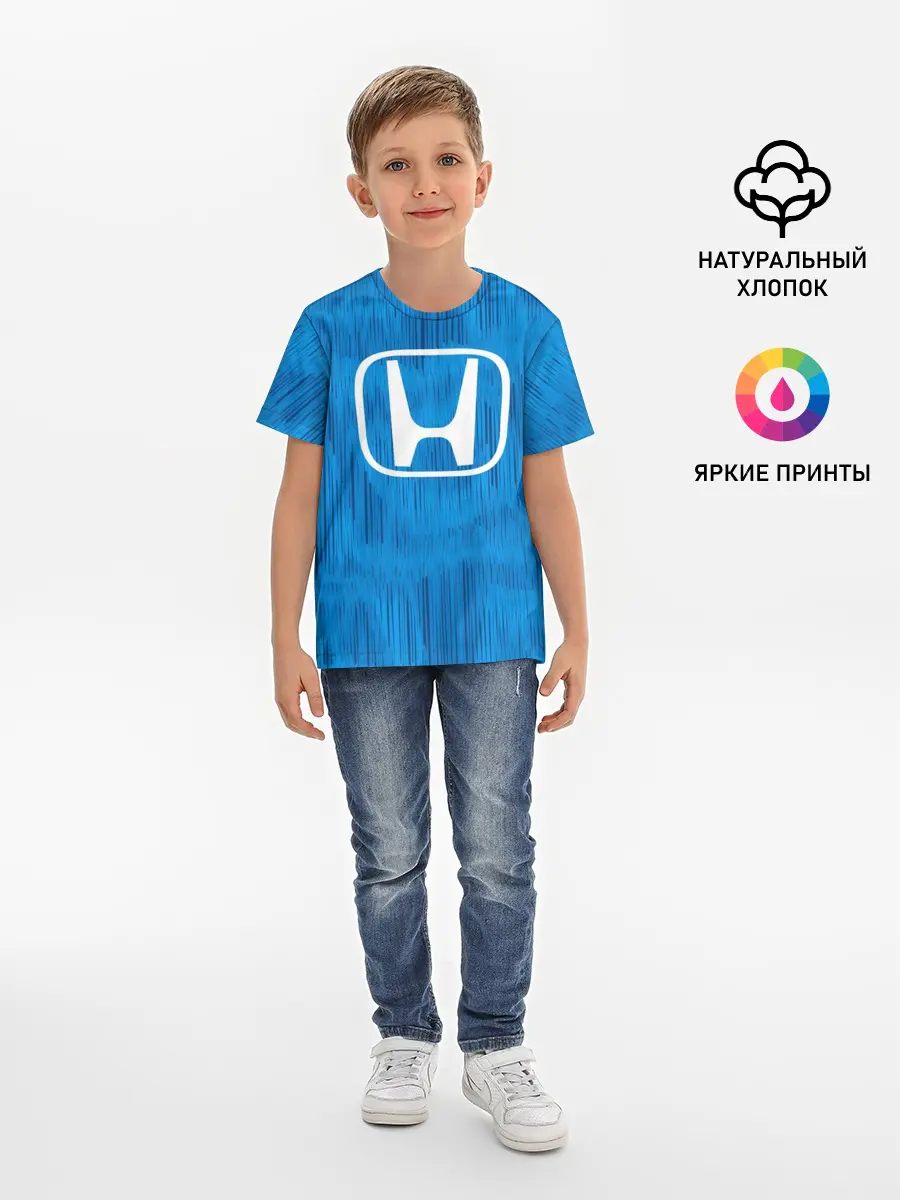 Детская базовая футболка / Honda sport color