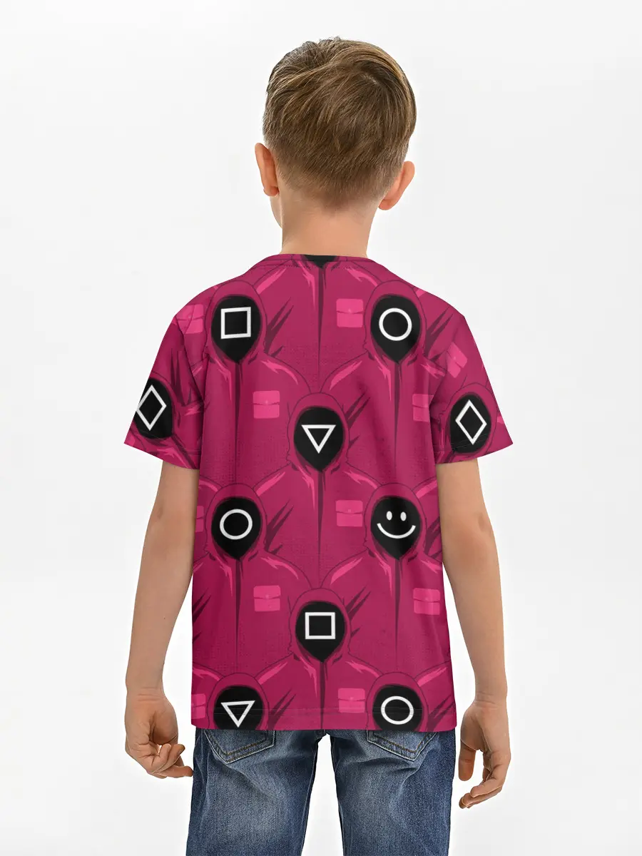 Детская базовая футболка / СОТРУДНИКИ ИГРЫ В КАЛЬМАРА