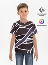 Детская базовая футболка / Линейная текстура
