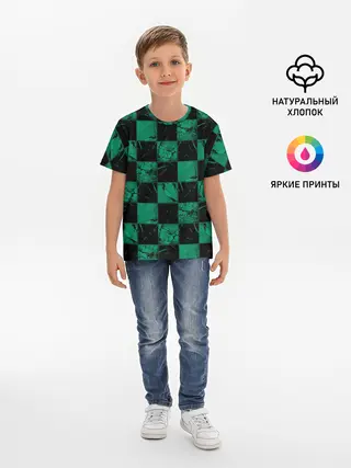 Детская базовая футболка / Танджиро Камадо | Demon Slayer