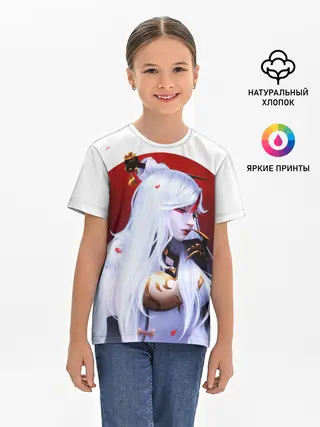 Детская базовая футболка / GENSHIN IMPACT / НИН ГУАН