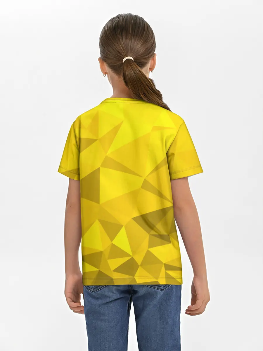 Детская базовая футболка / YELLOW ABSTRACT