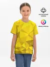 Детская базовая футболка / YELLOW ABSTRACT