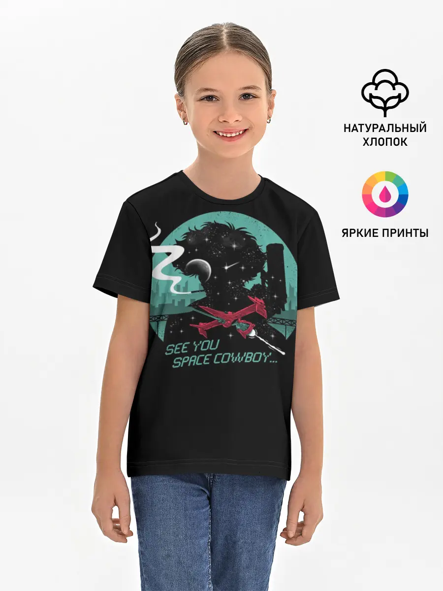 Детская базовая футболка / Ковбой Бибоп