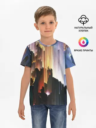 Детская базовая футболка / Space
