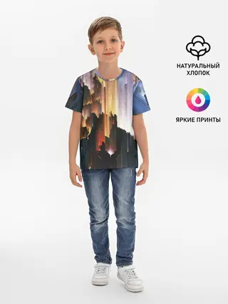 Детская базовая футболка / Space