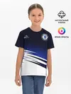 Детская базовая футболка / CHELSEA разминочная 19/20
