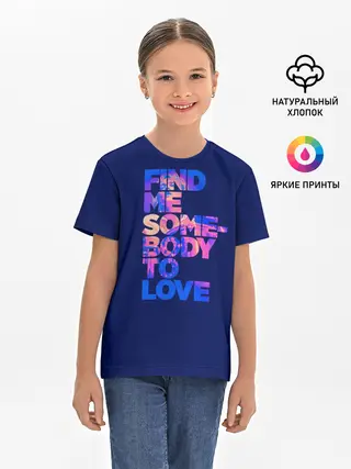Детская базовая футболка / Queen. Somebody To Love