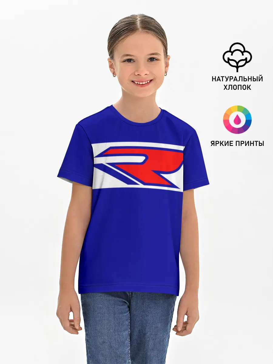 Детская базовая футболка / SUZUKI MOTO SPROT | СУЗУКИ МОТО СПОРТ