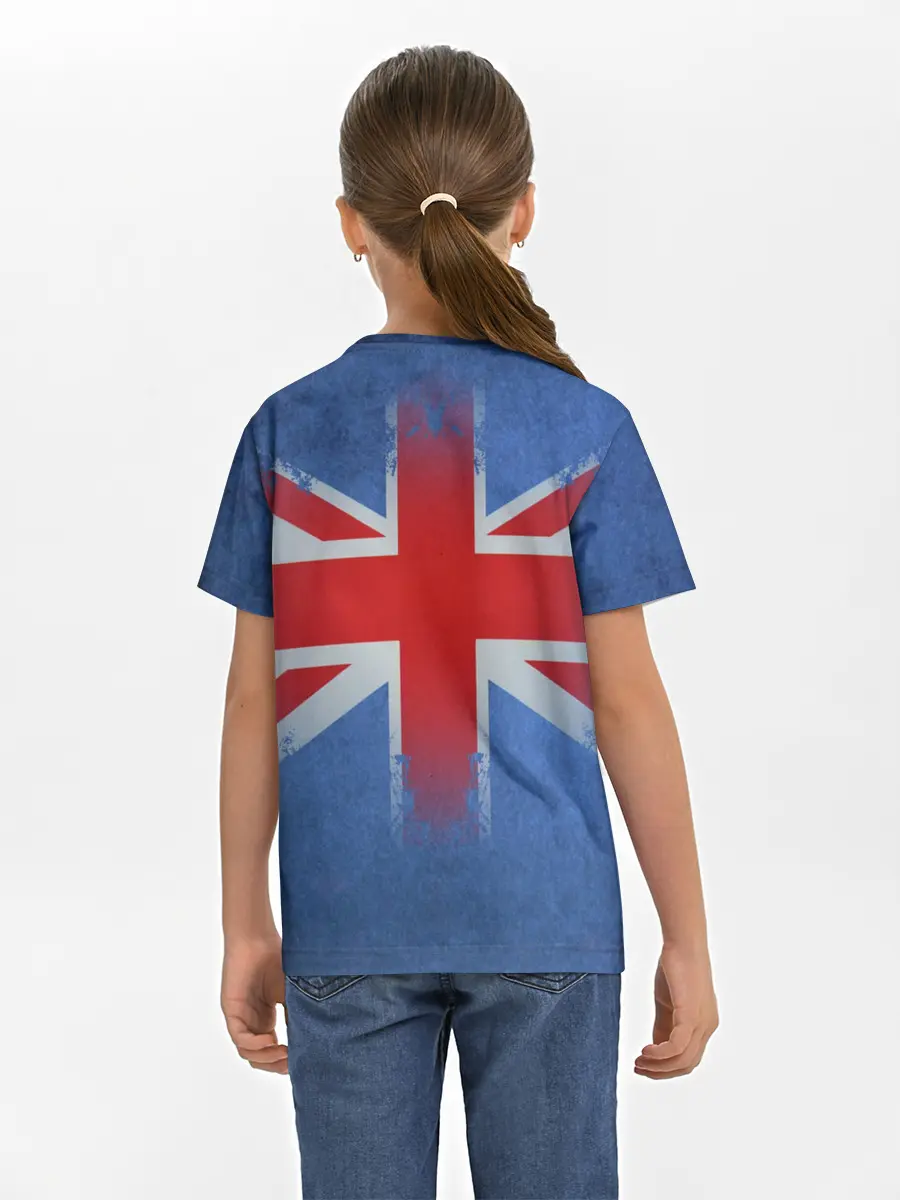 Детская базовая футболка / Mini cooper Великобритания