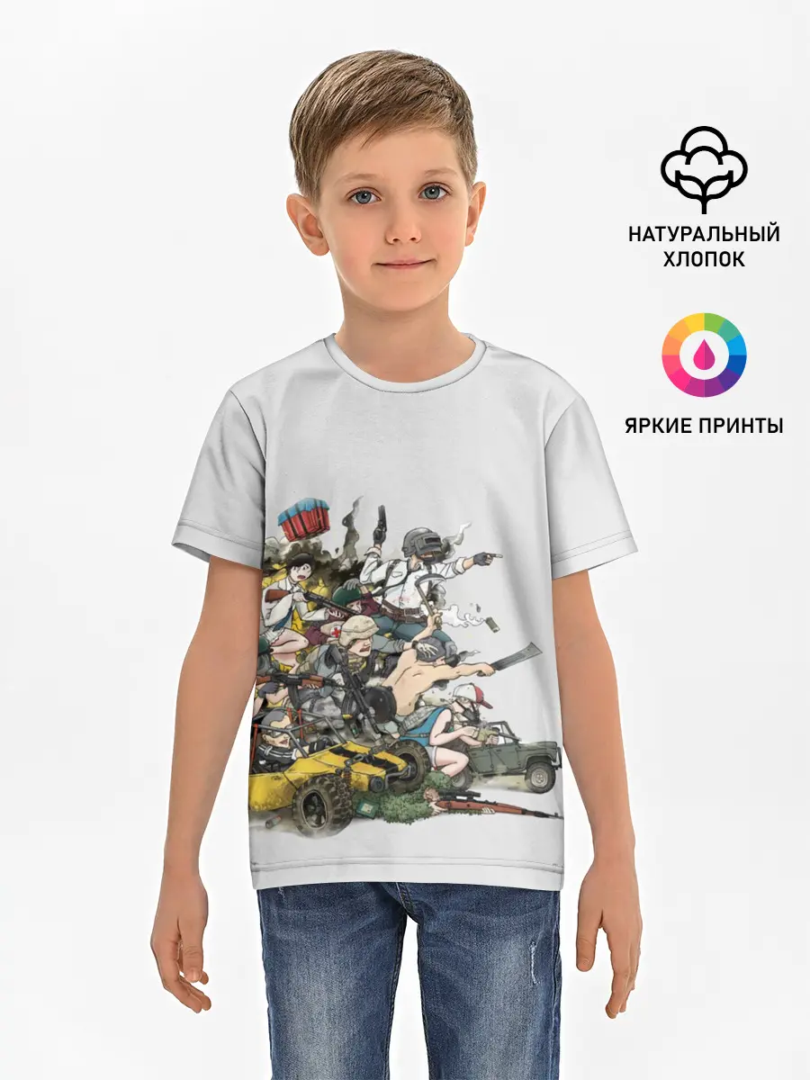 Детская базовая футболка / Погоня