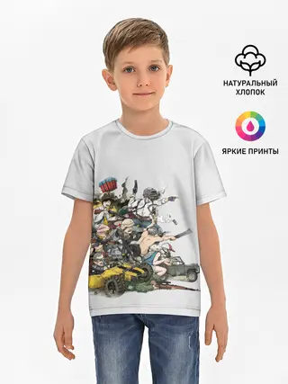 Детская базовая футболка / Погоня