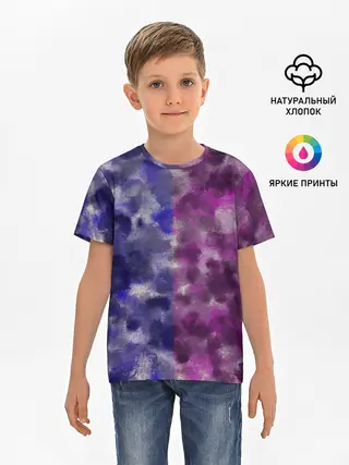 Детская базовая футболка / Sides Camouflage