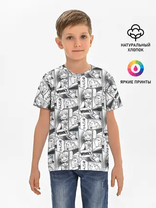 Детская базовая футболка / Манга