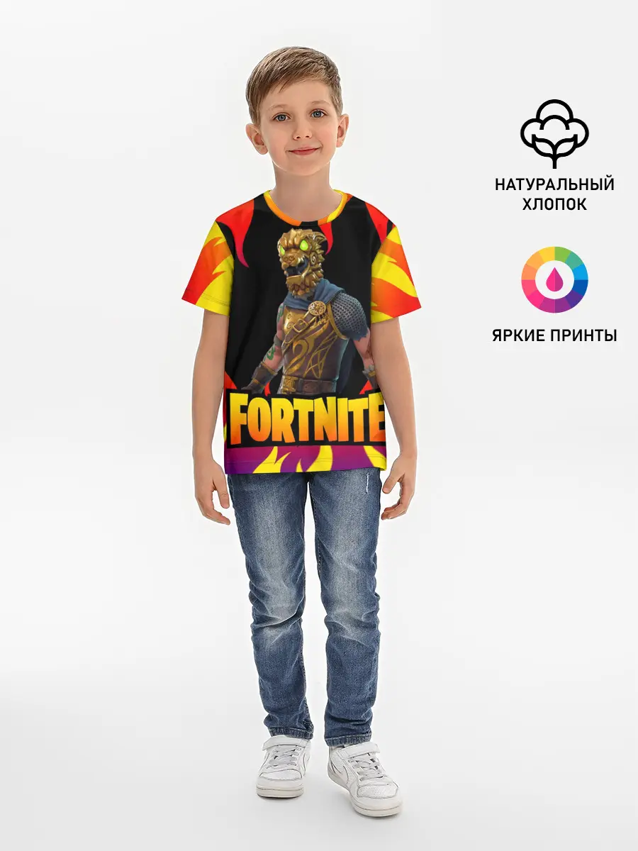 Детская базовая футболка / Fortnite | Фортнайт
