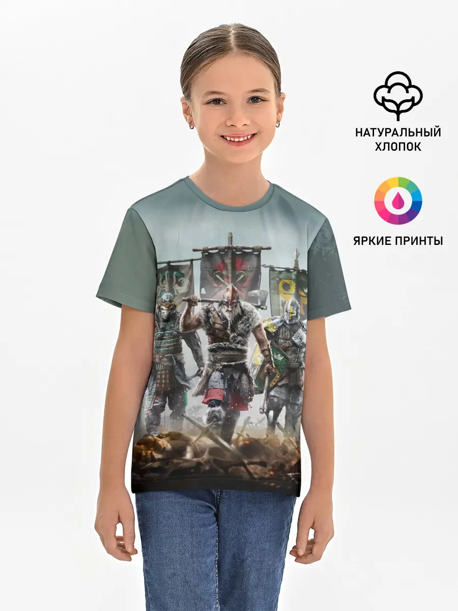 Детская базовая футболка / For Honor