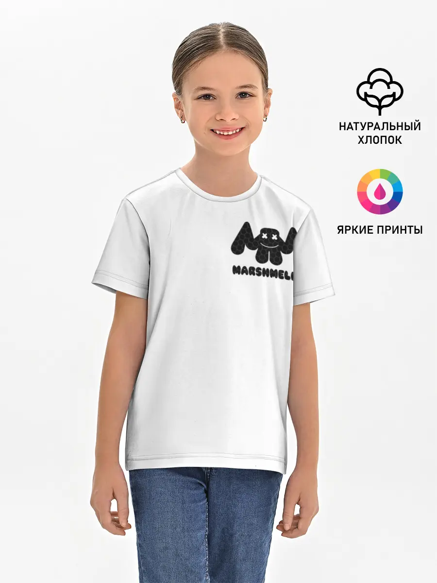 Детская базовая футболка / Marshmello
