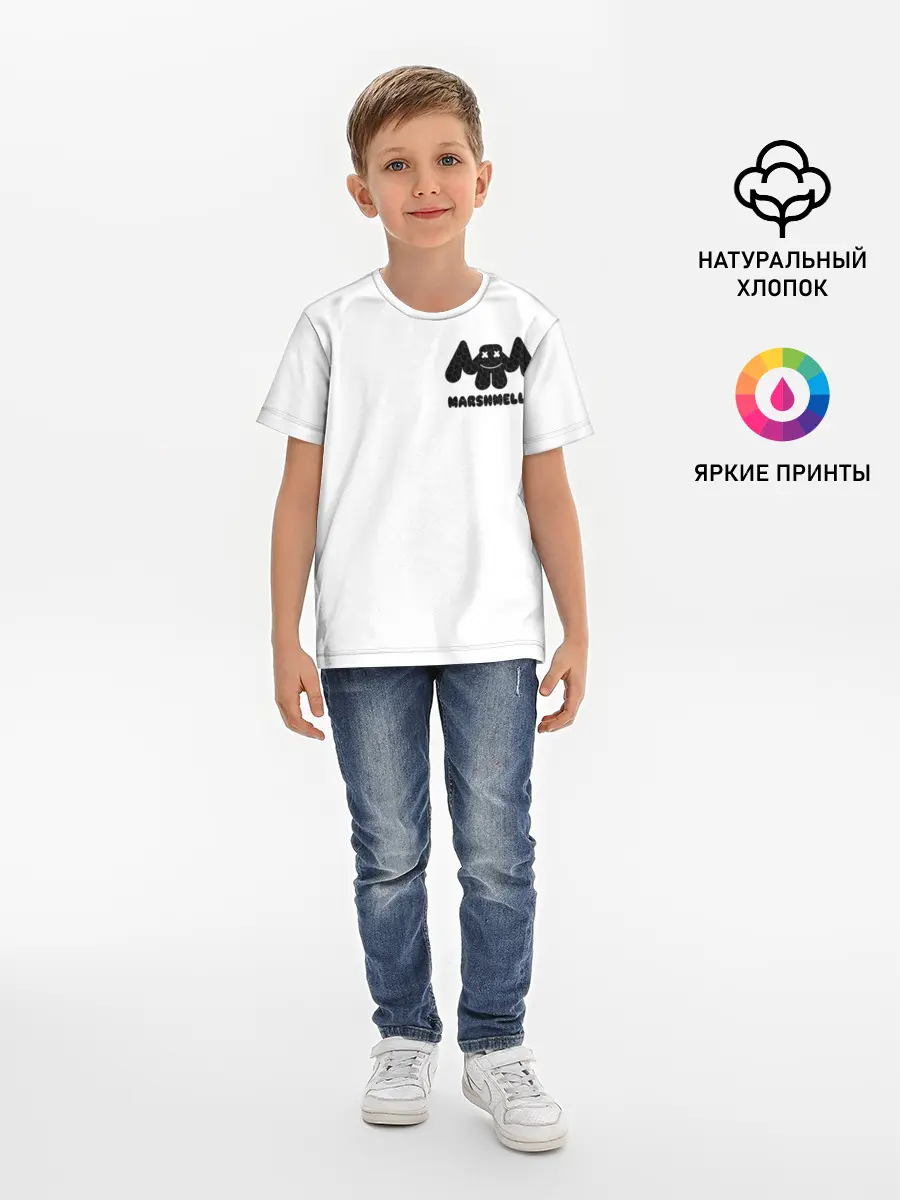 Детская базовая футболка / Marshmello