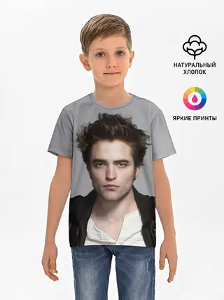 Детская базовая футболка / РОБЕРТ ПАТТИНСОН