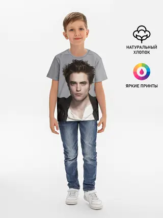 Детская базовая футболка / РОБЕРТ ПАТТИНСОН